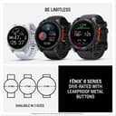 Garmin fēnix® 8 47 mm AMOLED Sapphire Premium Multisport GPS Smartwatch - Titanium with Spark Orange/Graphite Band thumbnail 8