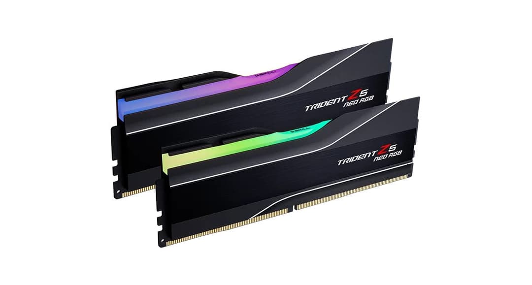 G.Skill Trident Z5 Neo RGB F5-6000J4048F24GX2-TZ5NR memory module 48 GB 2 x 24 GB DDR5 288-pin DIMM - Image 1