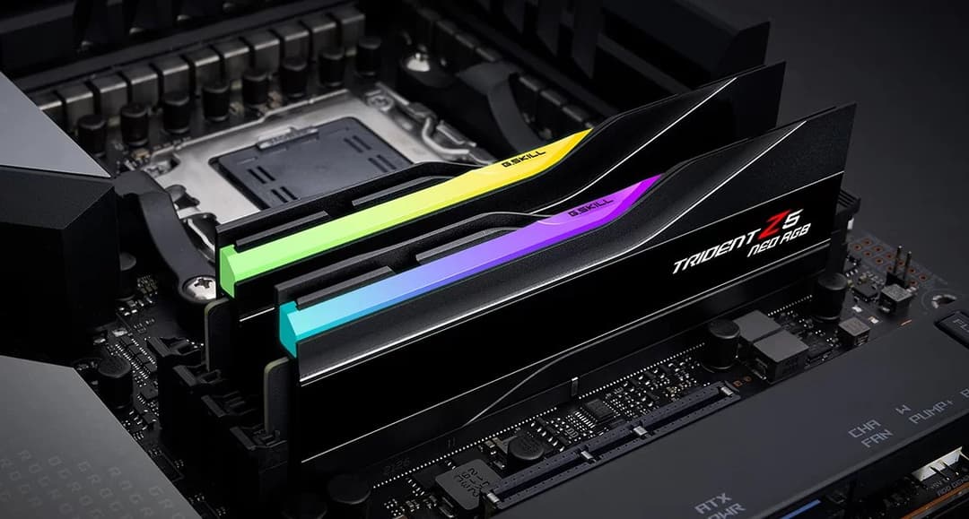 G.Skill Trident Z5 Neo RGB F5-6000J4048F24GX2-TZ5NR memory module 48 GB 2 x 24 GB DDR5 288-pin DIMM - Image 4