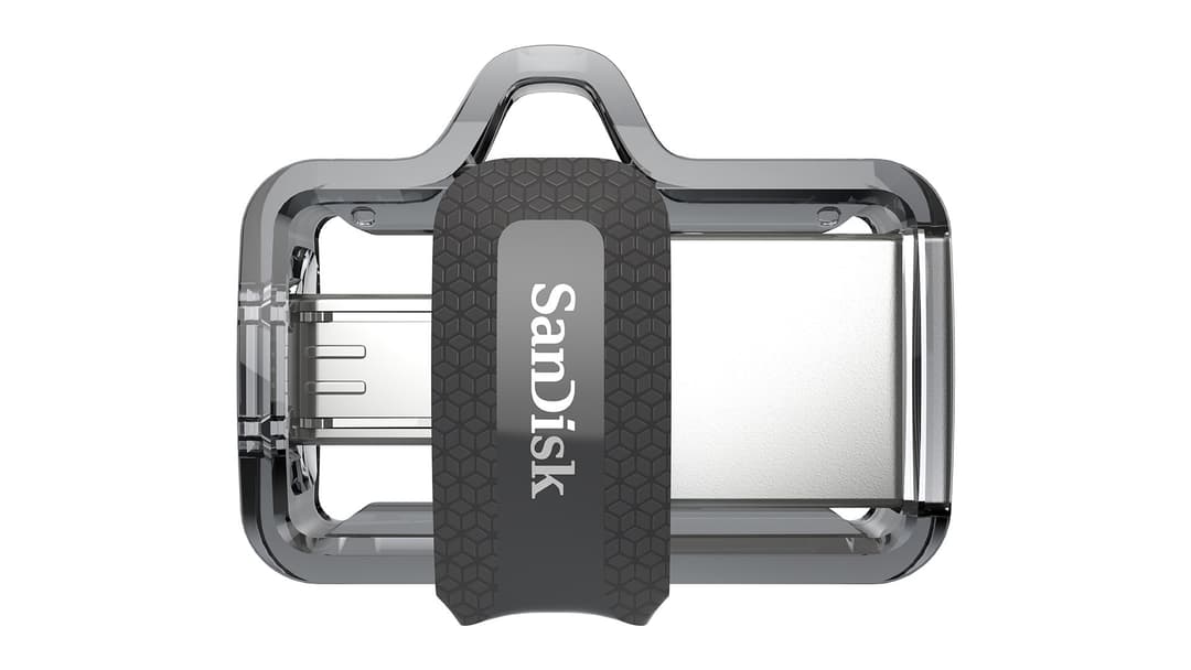 SanDisk Ultra Dual m3.0 USB flash drive 128 GB USB Type-A / Micro-USB 3.2 Gen 1 (3.1 Gen 1) Black, Silver, Transparent - Image 4