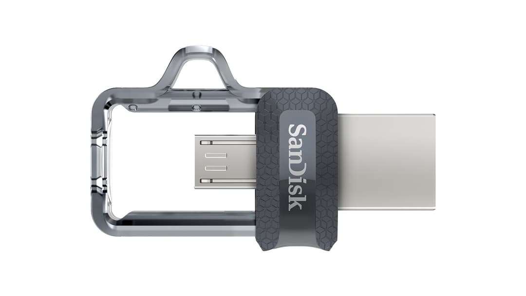 SanDisk Ultra Dual m3.0 USB flash drive 128 GB USB Type-A / Micro-USB 3.2 Gen 1 (3.1 Gen 1) Black, Silver, Transparent - Image 6