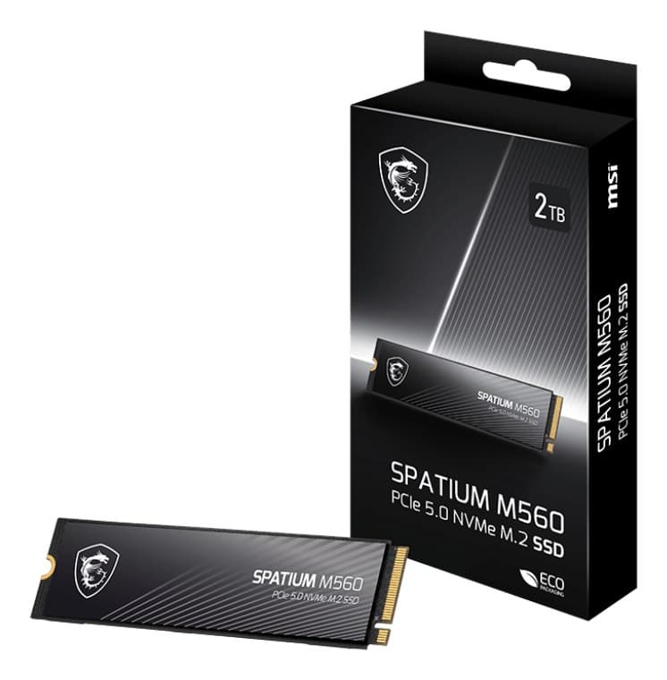 MSI Spatium M560 PCIE 5.0 NVME M.2 1TB PCI Express 5.0 3D NAND - Image 5