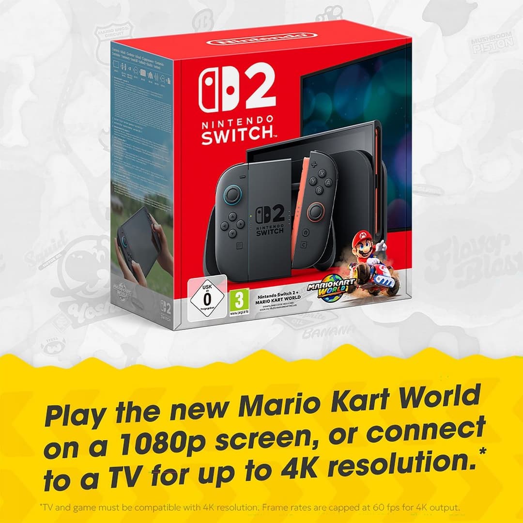 Nintendo Switch 2 Console Mario Kart World Bundle - Image 2