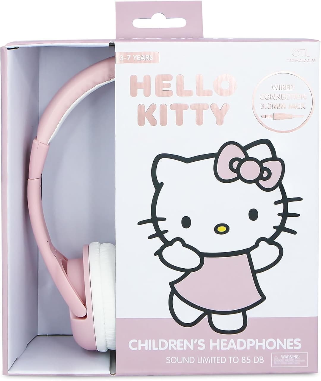 Hello Kitty Rose Gold Children's Headphones - Image 2