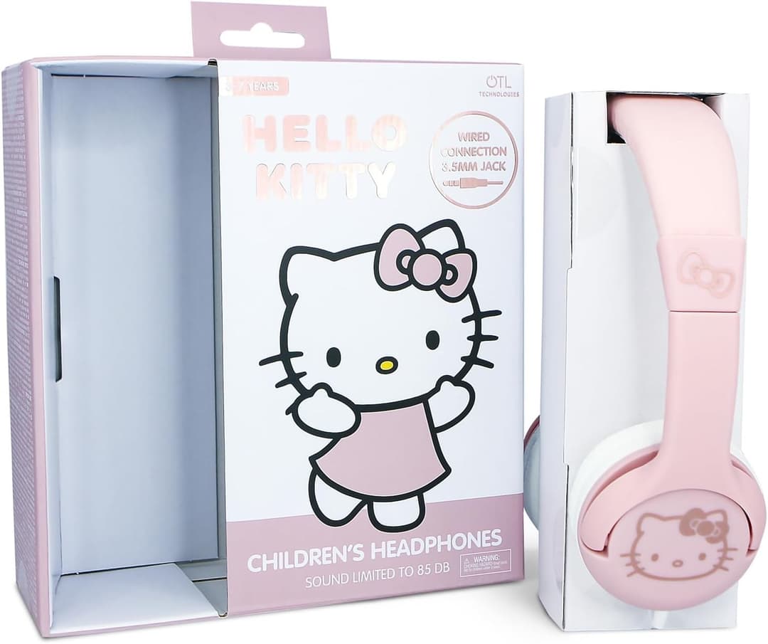 Hello Kitty Rose Gold Children's Headphones - Image 6