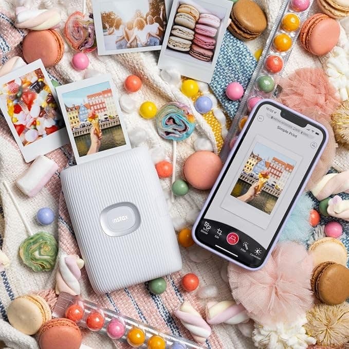 Instax Mini Link 2 Photo Printer Clay White - Image 4