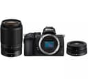 Nikon Z50 Mirrorless Camera Kit with Z DX 16-50mm and Z DX 50-250mm Lenses - Black thumbnail 1
