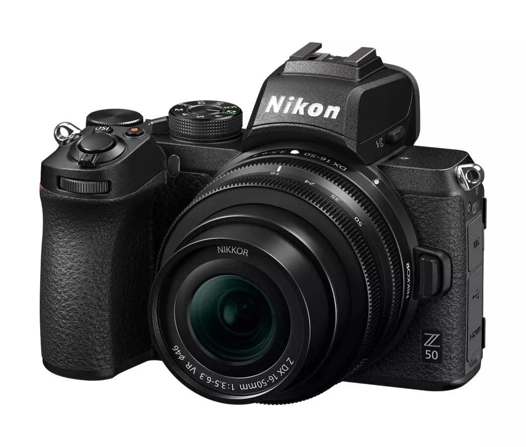 Nikon Z50 Mirrorless Camera Kit with Z DX 16-50mm and Z DX 50-250mm Lenses - Black - Image 3