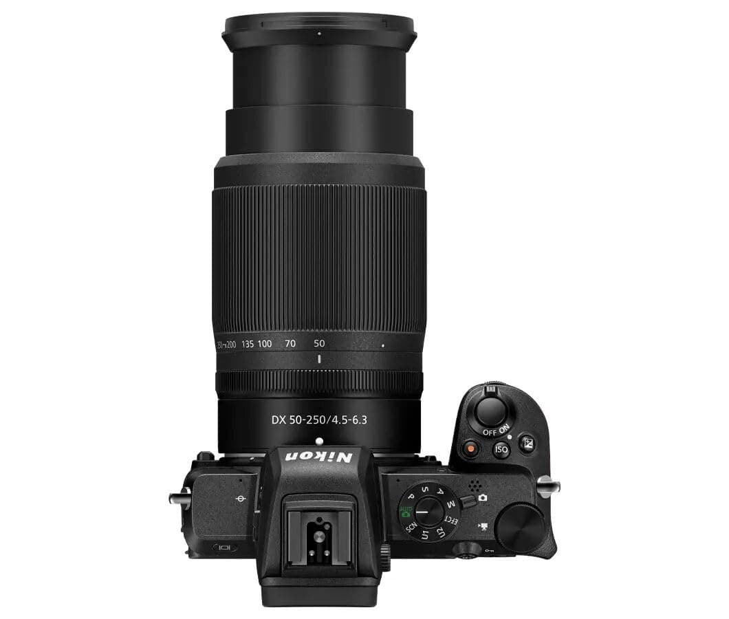 Nikon Z50 Mirrorless Camera Kit with Z DX 16-50mm and Z DX 50-250mm Lenses - Black - Image 6