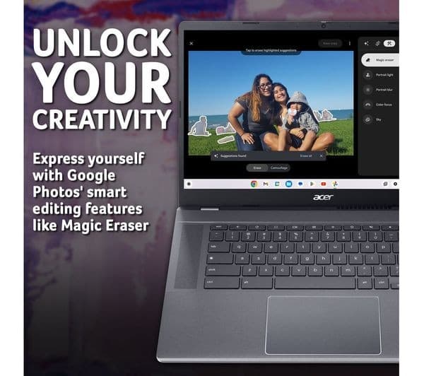 Acer Chromebook Plus 515 Intel Core i3-1215U 8GB 256GB Iron - Image 6