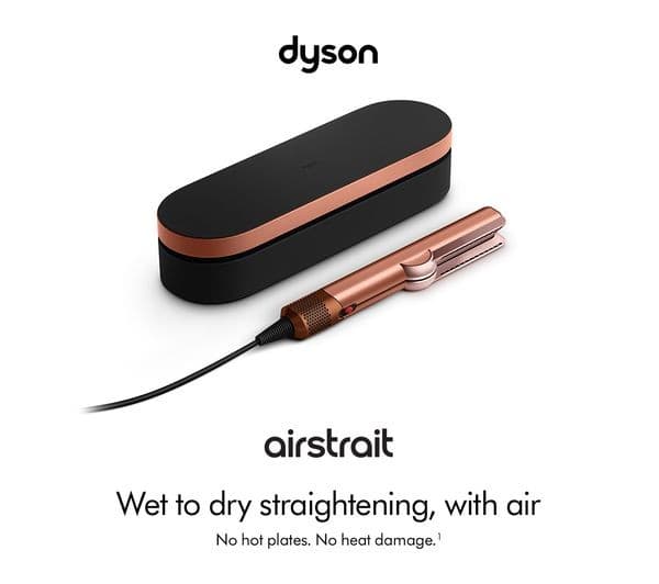 Dyson Airstrait Hair Straightener Amber Silk & Pink Champagne - Image 3