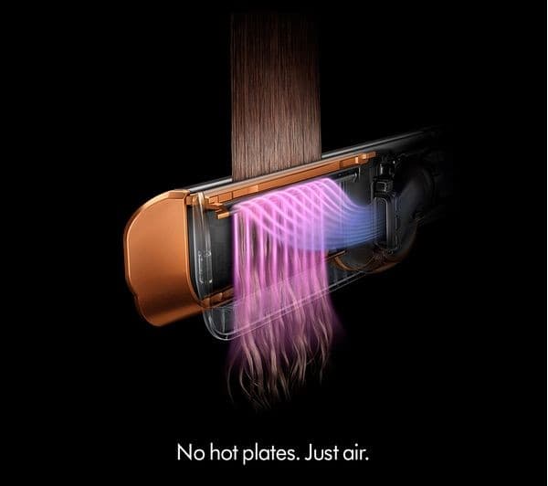 Dyson Airstrait Hair Straightener Amber Silk & Pink Champagne - Image 6