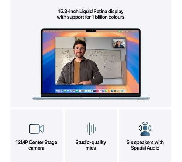 Apple MacBook Air 15" M4 16GB 256GB Sky Blue - Image 5