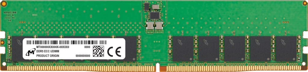 Micron 32GB DDR5-5600 ECC UDIMM 2Rx8 CL46 - Image 1