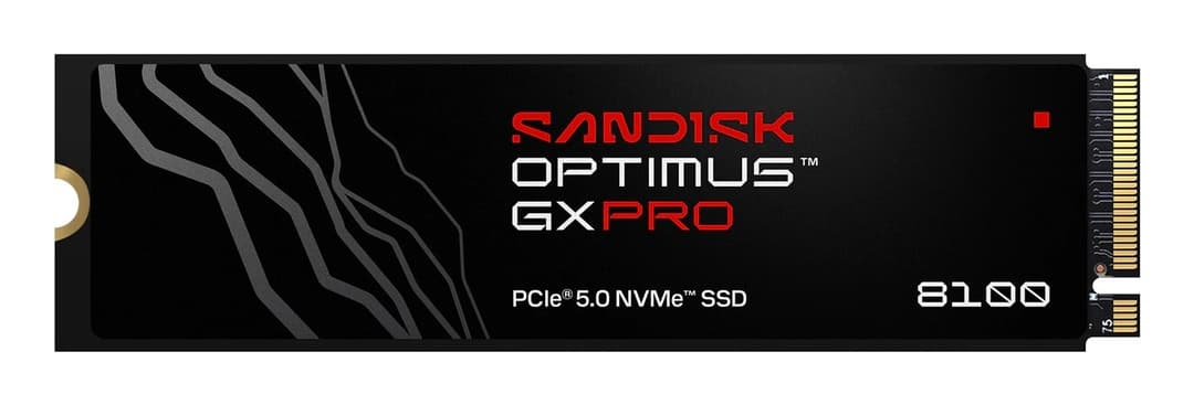 SanDisk Optimus GX PRO 8100 1 TB M.2 PCI Express 5.0 NVMe TLC 3D NAND - Image 1