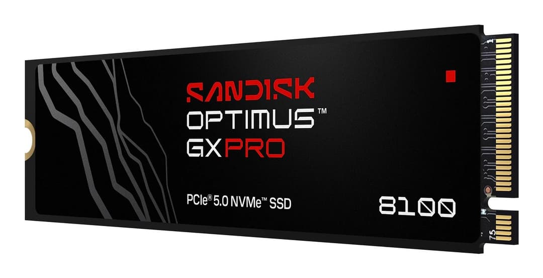 SanDisk Optimus GX PRO 8100 1 TB M.2 PCI Express 5.0 NVMe TLC 3D NAND - Image 2