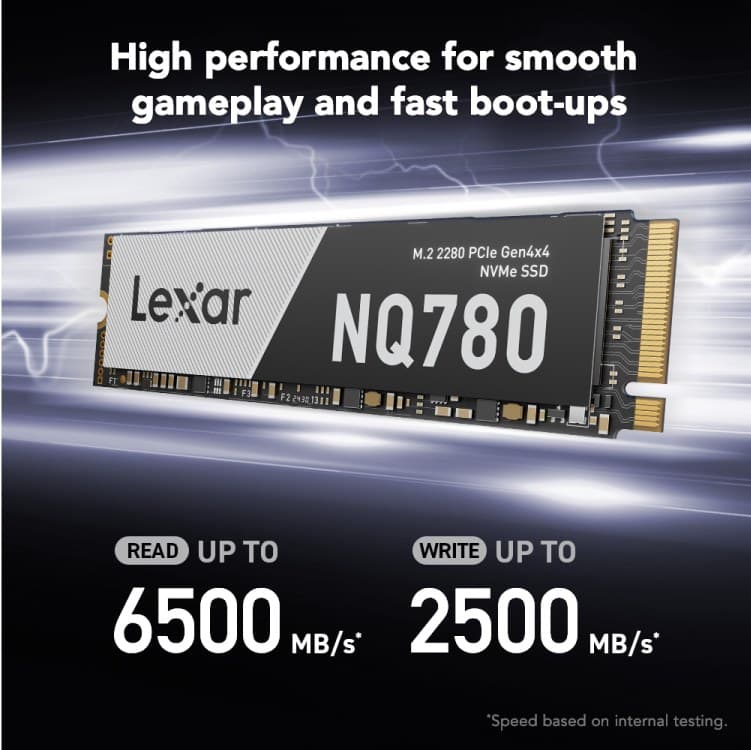 Lexar NQ780 1 TB M.2 PCI Express 4.0 NVMe 3D NAND - Image 2