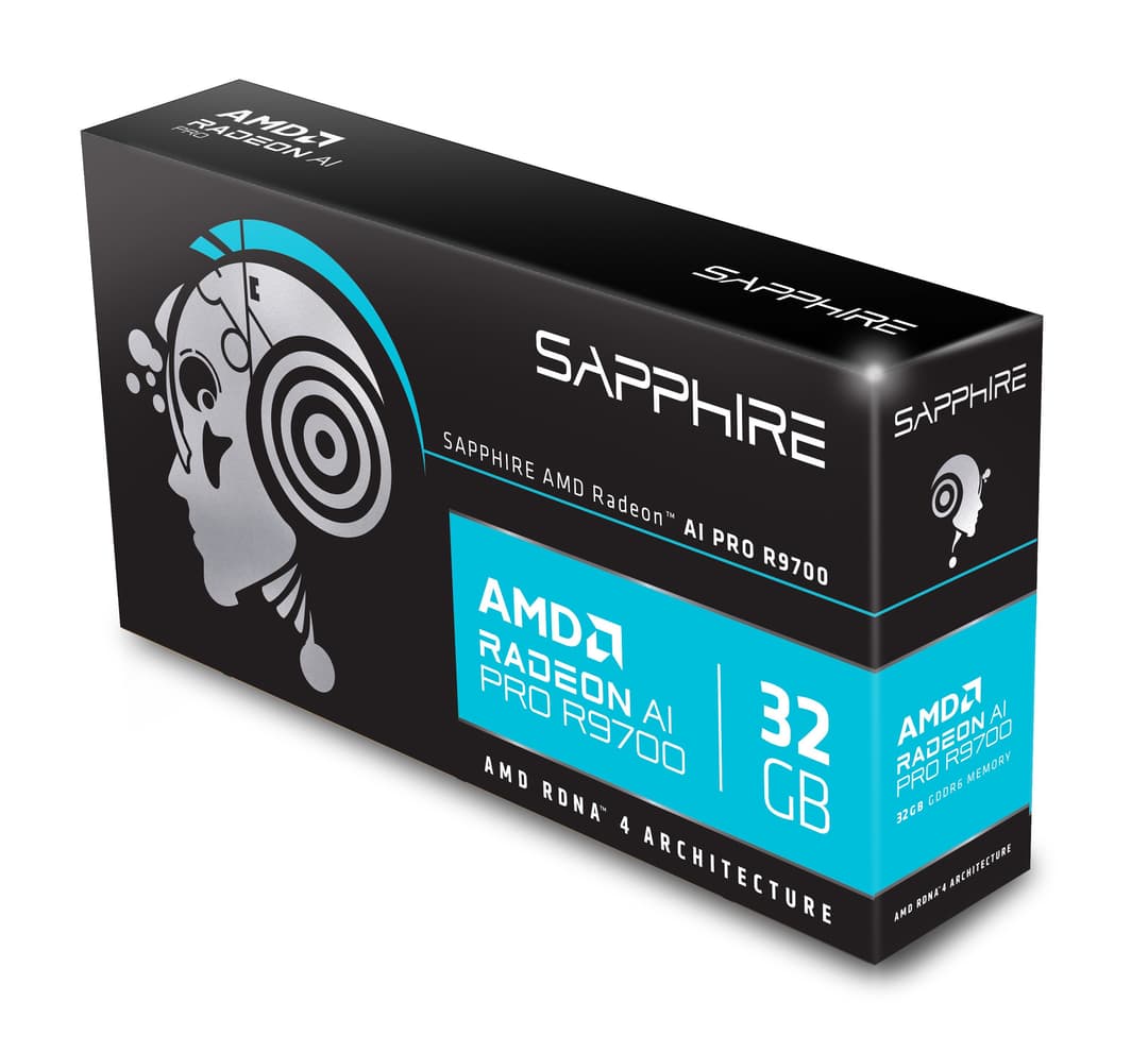 Sapphire AMD RADEON AI PRO R9700 32 GB GDDR6 - Image 2