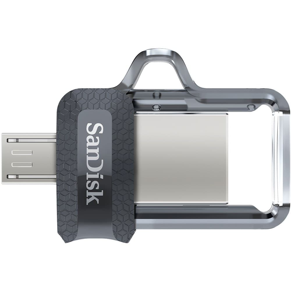 SanDisk Ultra Dual m3.0 USB flash drive 256 GB USB Type-A / Micro-USB 3.2 Gen 1 (3.1 Gen 1) Black, Silver, Transparent - Image 3