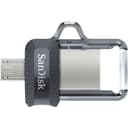 SanDisk Ultra Dual m3.0 USB flash drive 256 GB USB Type-A / Micro-USB 3.2 Gen 1 (3.1 Gen 1) Black, Silver, Transparent thumbnail 3
