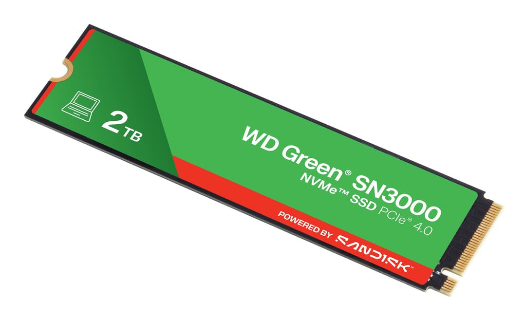 Western Digital Green WD ™ SN3000 NVMe™ SSD POWERED BY SANDISK 2 TB - Image 3