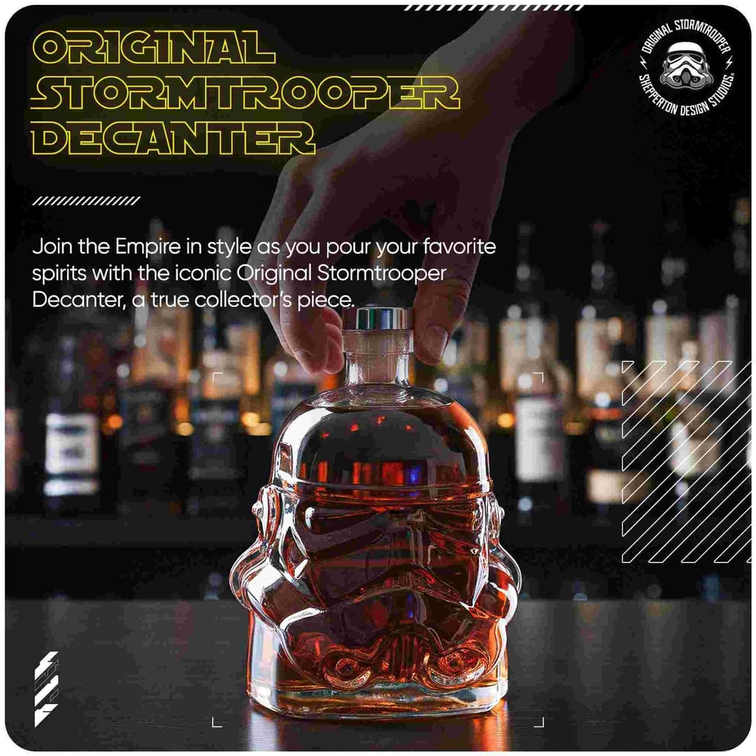 Original Stormtrooper Decanter for Whisky, Bourbon & Scotch - Image 2