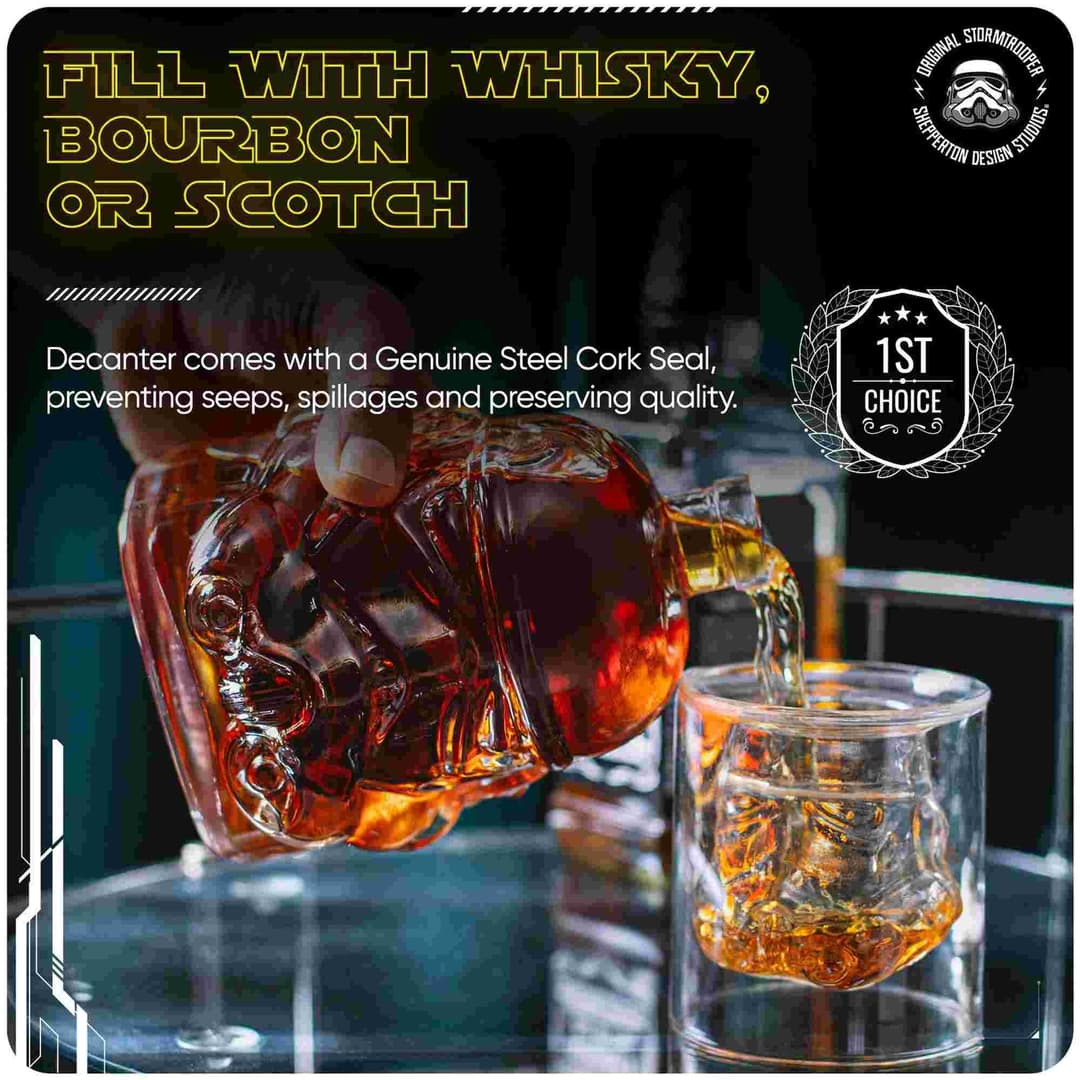 Original Stormtrooper Decanter for Whisky, Bourbon & Scotch - Image 3