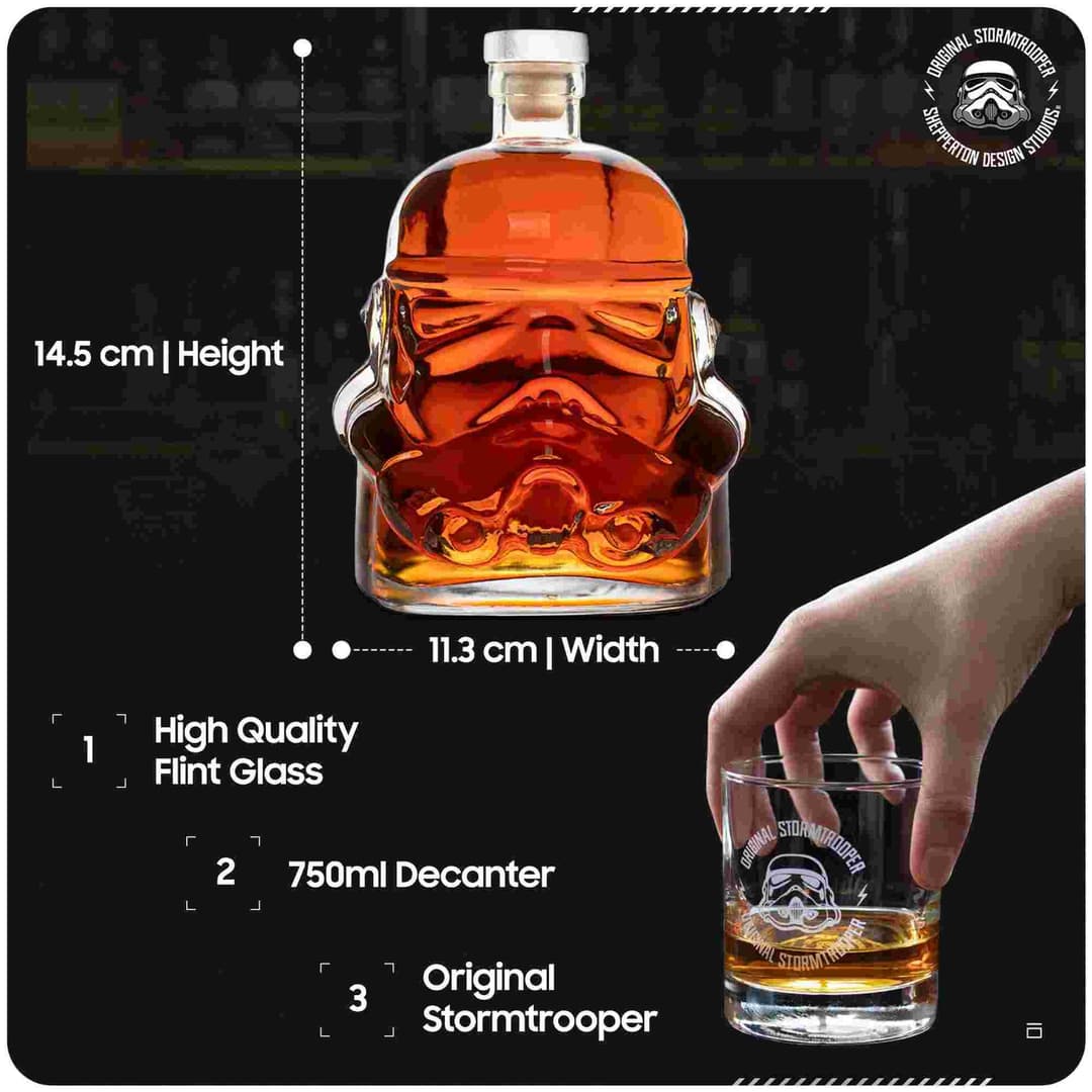 Original Stormtrooper Decanter for Whisky, Bourbon & Scotch - Image 6