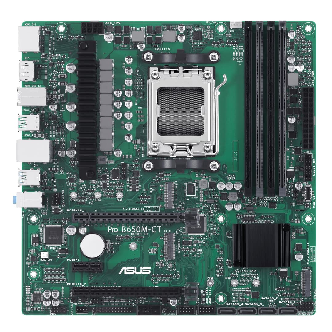 ASUS PRO B650M-CT-CSM AMD B650 Socket AM5 micro ATX - Image 1