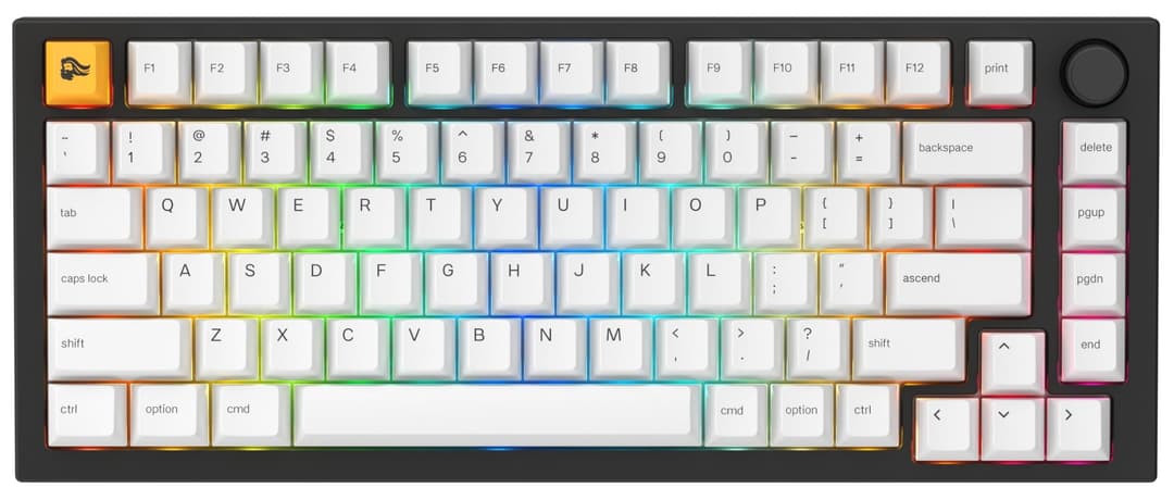 GLORIOUS GMMK PRO 75% Custom Mechanical Keyboard - Black - Image 2