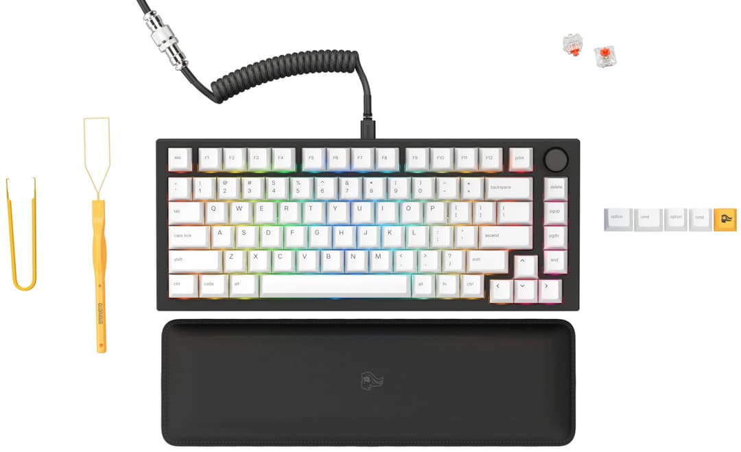 GLORIOUS GMMK PRO 75% Custom Mechanical Keyboard - Black - Image 7