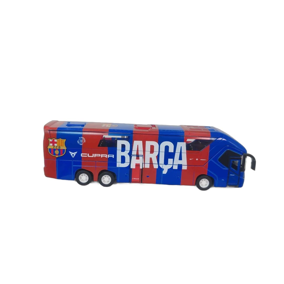 FC Barcelona Bus Model Football Team Coach Toy - Image 2