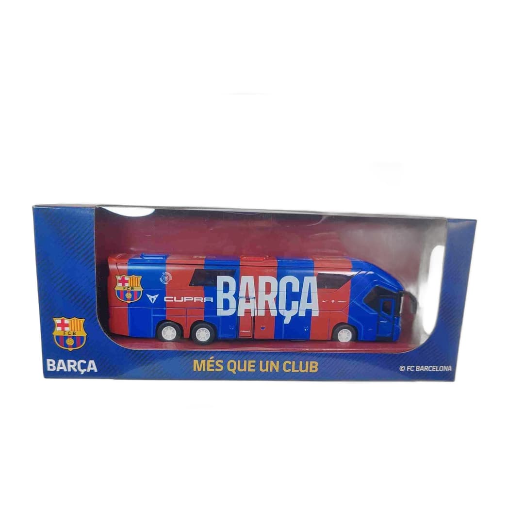 FC Barcelona Bus Model Football Team Coach Toy - Image 8