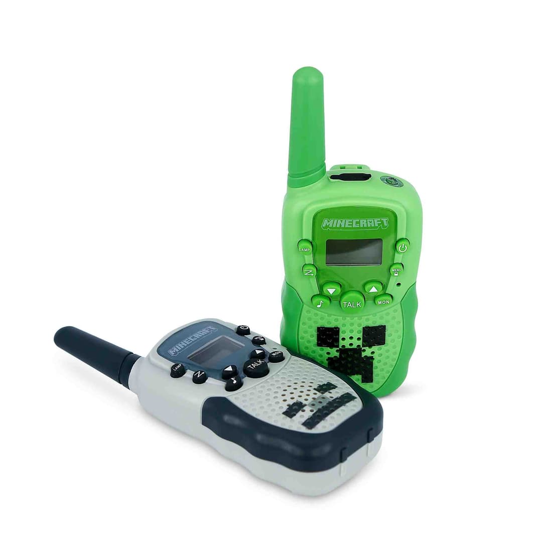 Minecraft Walkie Talkie Set Green & Grey - Image 2