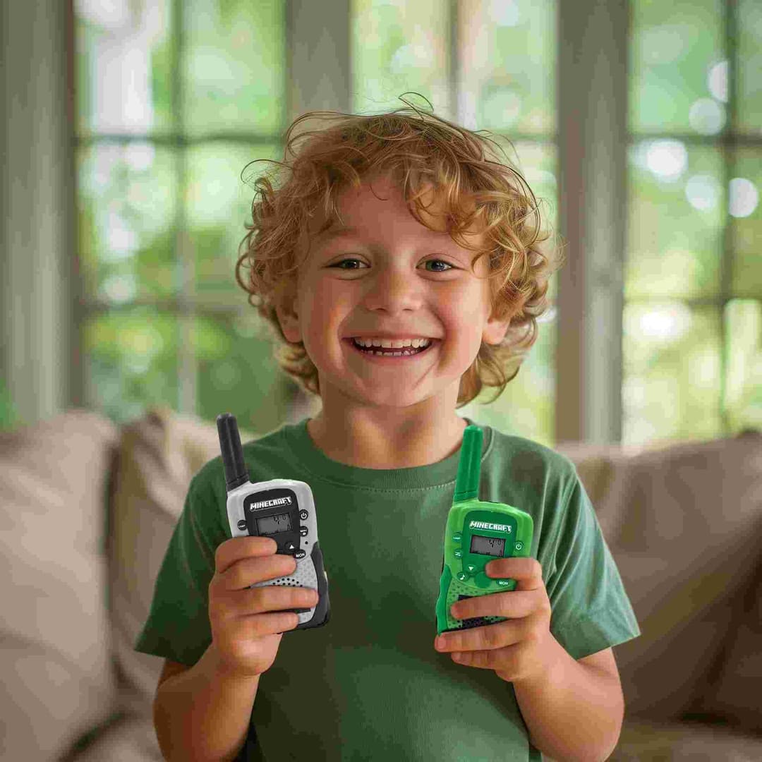 Minecraft Walkie Talkie Set Green & Grey - Image 8