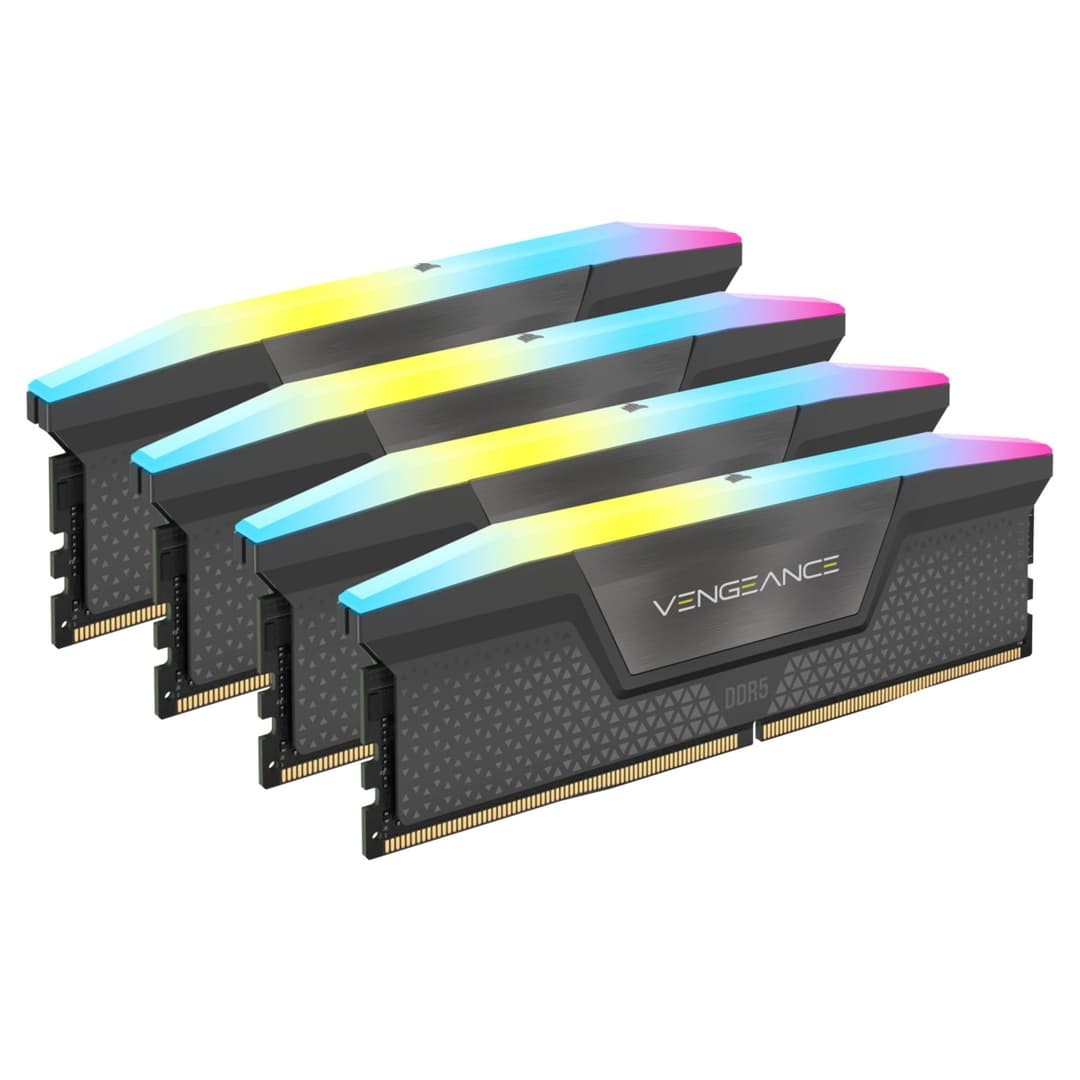 Corsair Vengeance RGB CMH64GX5M4B6000C36 memory module 64 GB 4 x 16 GB DDR5 6000 MHz - Image 1