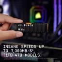 SanDisk WD Black SN850X 2TB SSD M.2 2280 NVME PCI-E Gen4 Solid State Drive - Black thumbnail 5