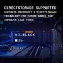 SanDisk WD Black SN850X 2TB SSD M.2 2280 NVME PCI-E Gen4 Solid State Drive - Black thumbnail 6