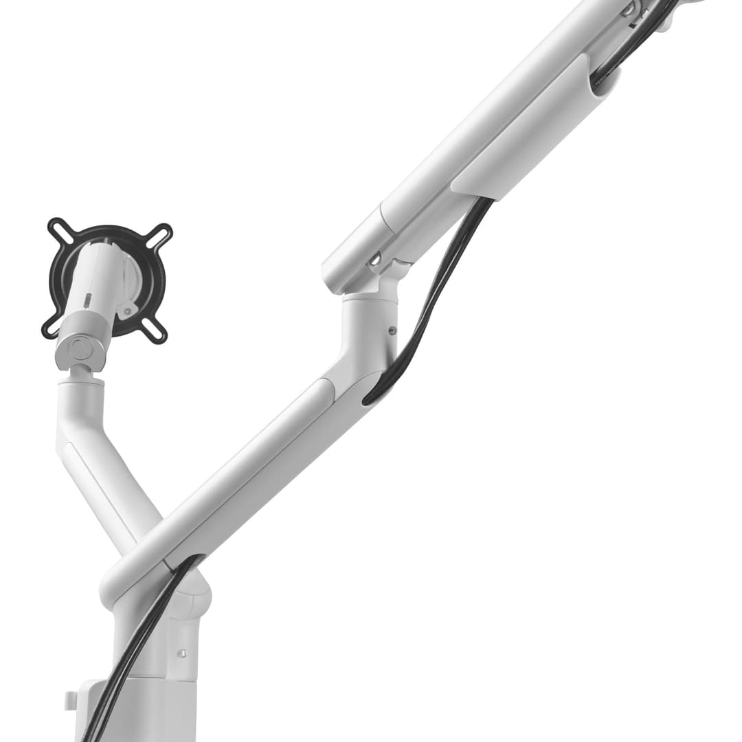 One For All DM 7220 Universal Dual Monitor Arm - White - Image 3