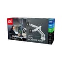 One For All DM 7220 Universal Dual Monitor Arm - White thumbnail 5