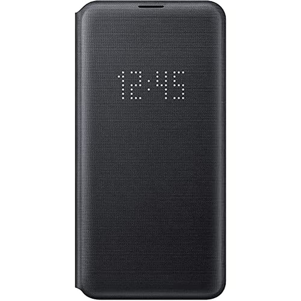 Samsung Galaxy S10e Protective LED View Wallet Cover Case - Black - Image 1