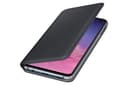 Samsung Galaxy S10e Protective LED View Wallet Cover Case - Black thumbnail 3