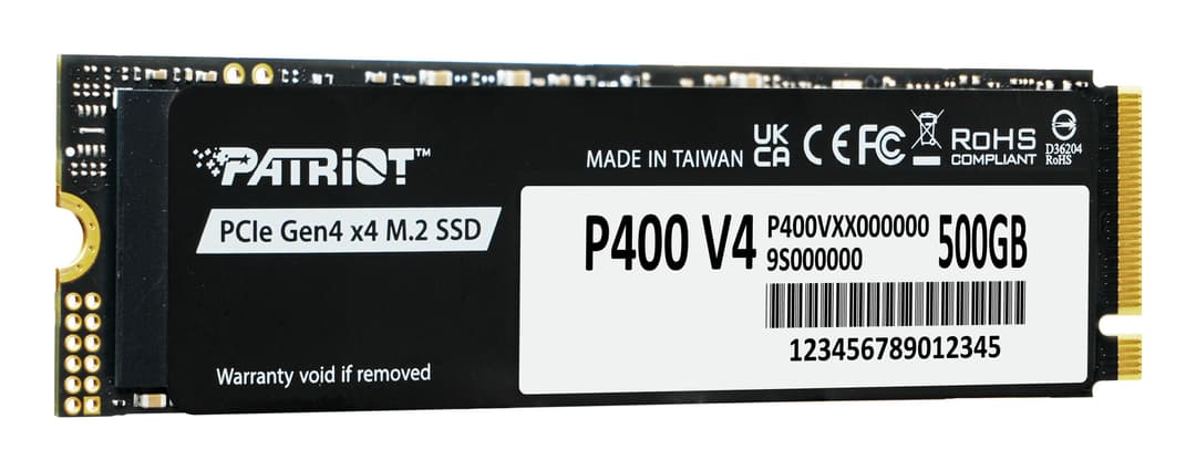 Patriot Memory P400 V4 500 GB M.2 PCI Express 4.0 NVMe - Image 2