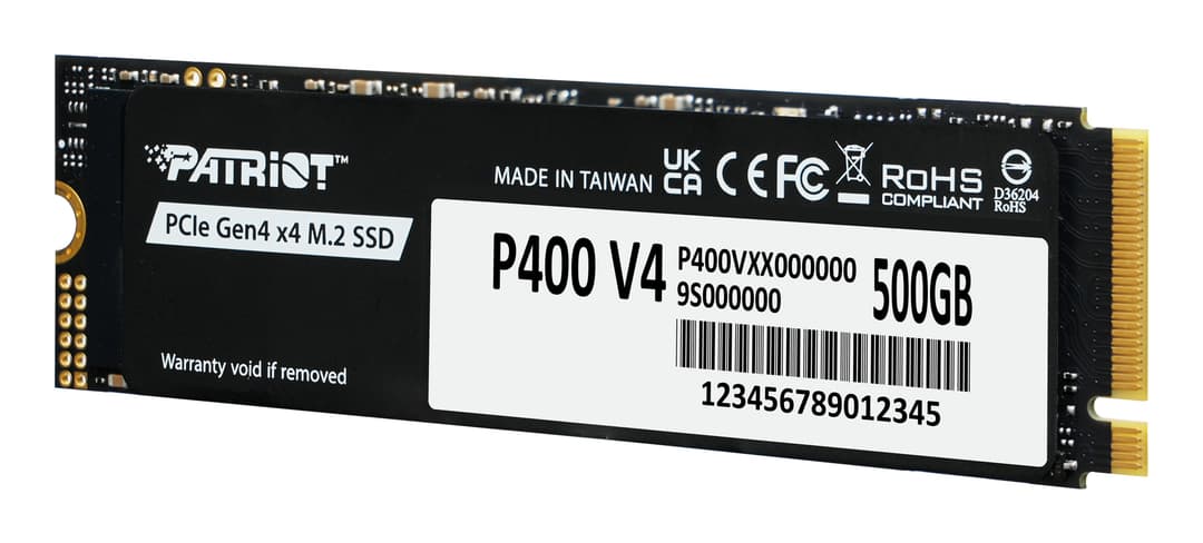 Patriot Memory P400 V4 500 GB M.2 PCI Express 4.0 NVMe - Image 3