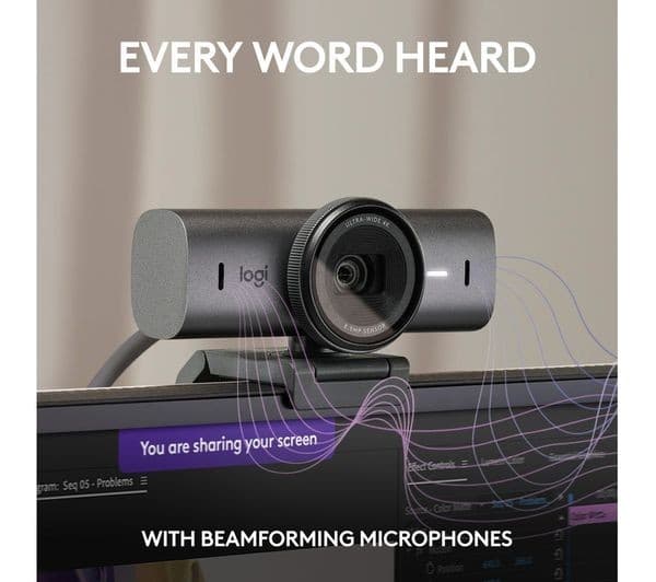 Logitech MX Brio 4K Webcam Graphite - Image 5