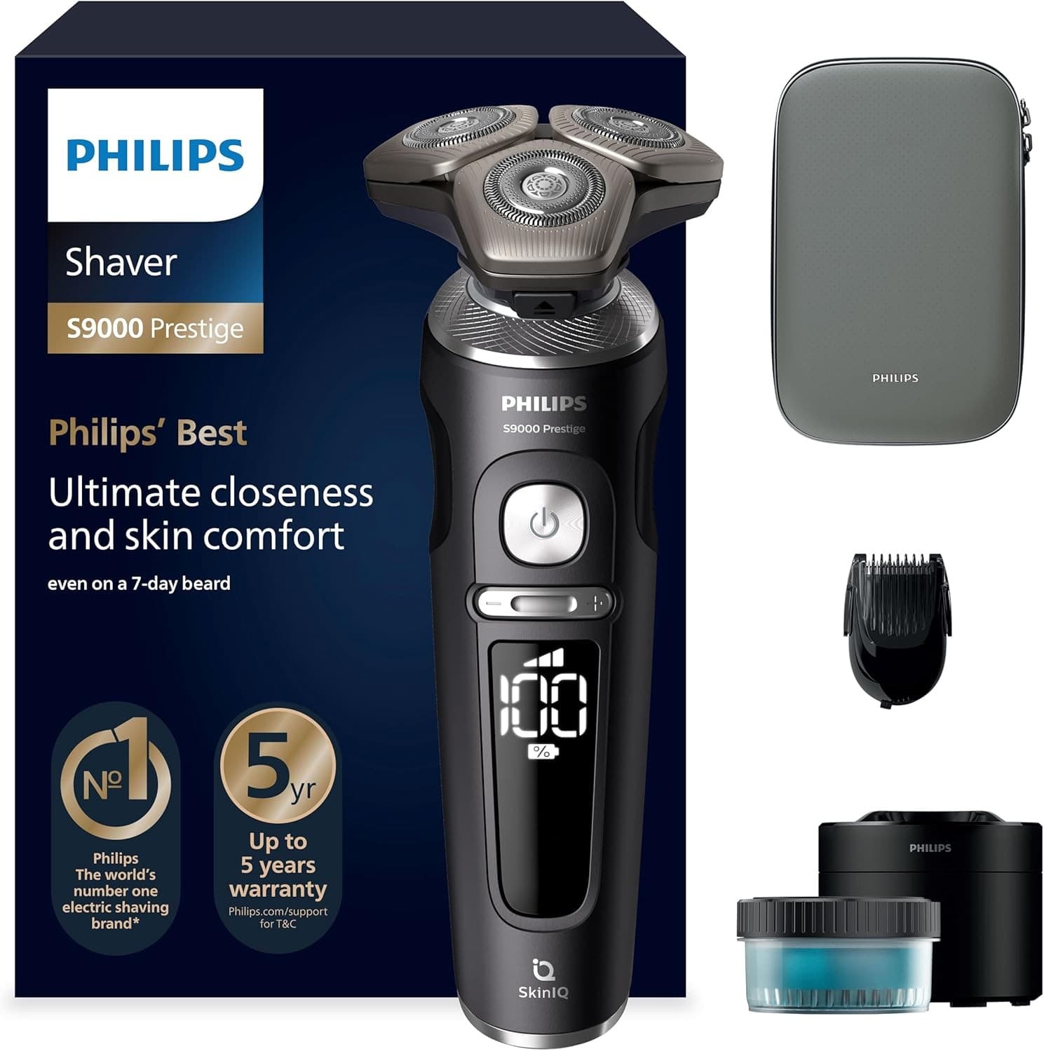 Philips Series 9000 Prestige SP9840/31 Electric Shaver Black