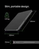 Belkin Pro BBZ003 Keyboard Case with Magnetic Stand - Black thumbnail 7