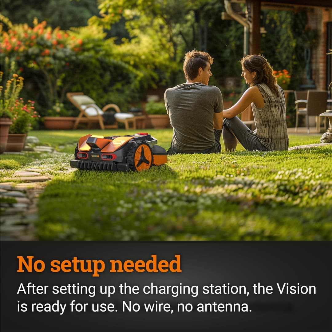 WORX Landroid Vision M800 Robotic Mower WR208E - Black - Image 2
