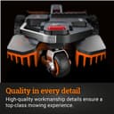 WORX Landroid Vision M800 Robotic Mower WR208E - Black thumbnail 7