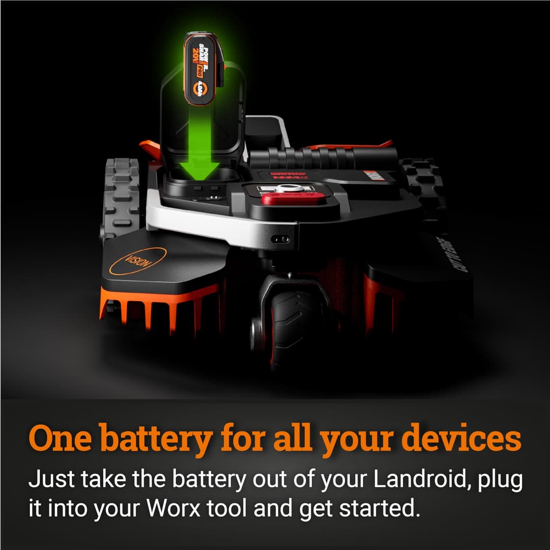 WORX Landroid Vision M800 Robotic Mower WR208E - Black - Image 8